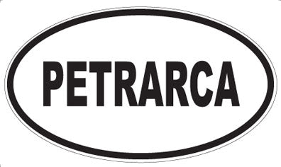 PETRARCA - Oval Magnet