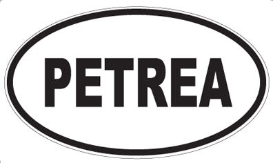 PETREA - Oval Sticker