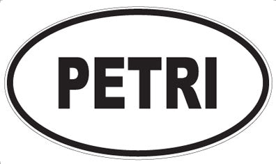 PETRI - Oval Sticker