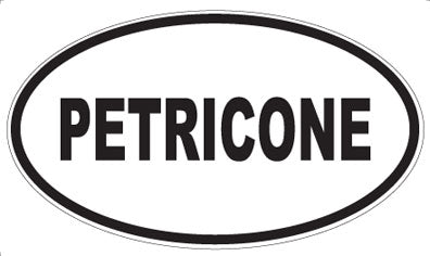 PETRICONE - Oval Sticker