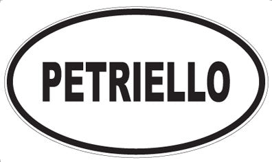 PETRIELLO - Oval Magnet