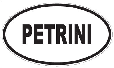 PETRINI - Oval Magnet