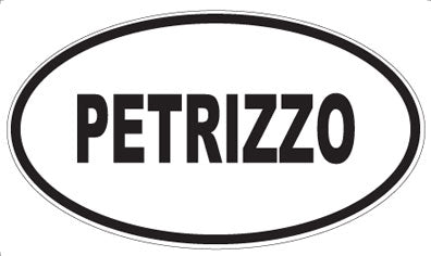 PETRIZZO - Oval Sticker