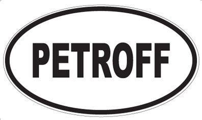 PETROFF - Oval Magnet
