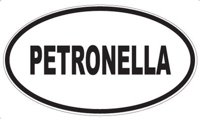 PETRONELLA - Oval Magnet