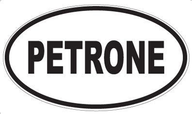 PETRONE - Oval Magnet