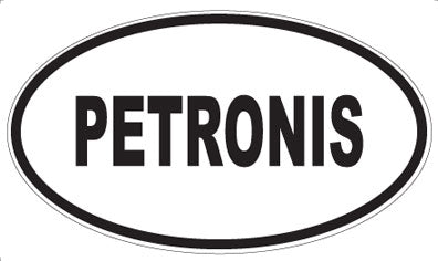 PETRONIS - Oval Magnet