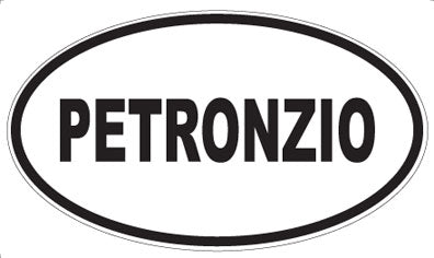 PETRONZIO - Oval Sticker