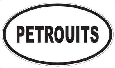 PETROUITS - Oval Magnet