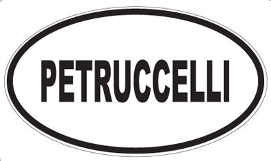 PETRUCCELLI - Oval Sticker
