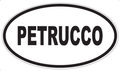 PETRUCCO - Oval Magnet