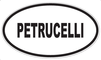 PETRUCELLI - Oval Sticker
