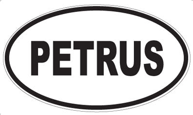 PETRUS - Oval Sticker
