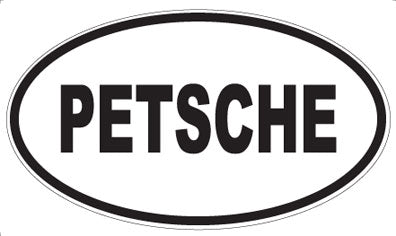 PETSCHE - Oval Magnet