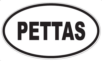 PETTAS - Oval Magnet