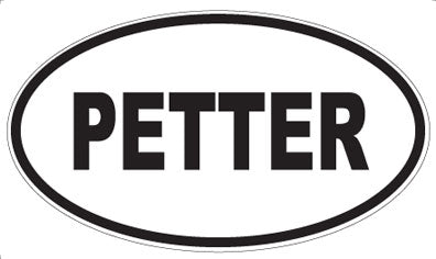 PETTER - Oval Magnet