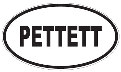 PETTETT - Oval Magnet