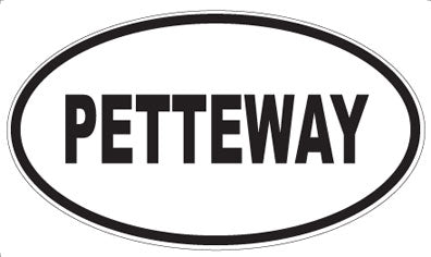 PETTEWAY - Oval Sticker