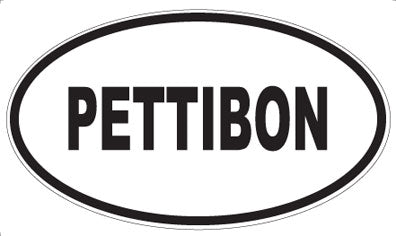 PETTIBON - Oval Sticker