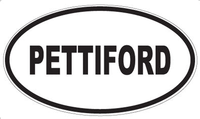 PETTIFORD - Oval Magnet