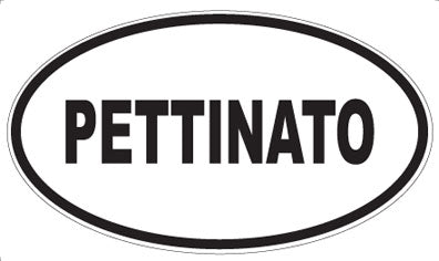 PETTINATO - Oval Magnet