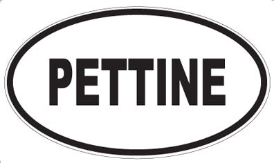 PETTINE - Oval Magnet