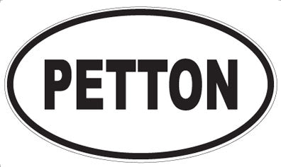 PETTON - Oval Magnet