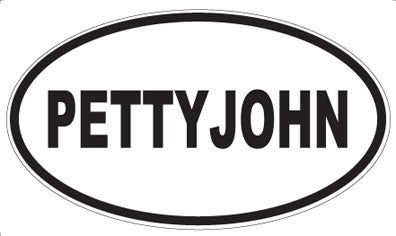 PETTYJOHN - Oval Sticker