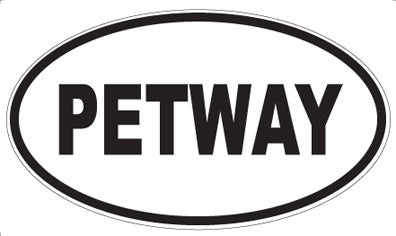 PETWAY - Oval Sticker