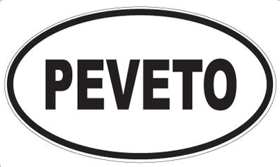 PEVETO - Oval Magnet