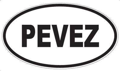 PEVEZ - Oval Magnet