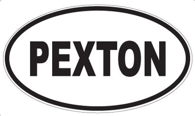 PEXTON - Oval Sticker