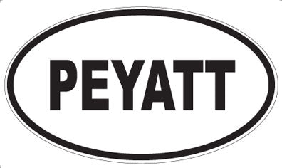 PEYATT - Oval Magnet