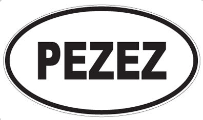 PEZEZ - Oval Magnet