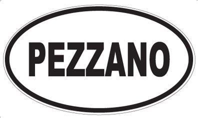 PEZZANO - Oval Sticker