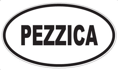 PEZZICA - Oval Magnet