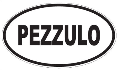 PEZZULO - Oval Sticker