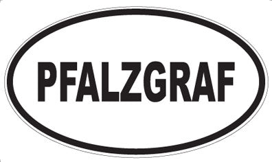 PFALZGRAF - Oval Sticker