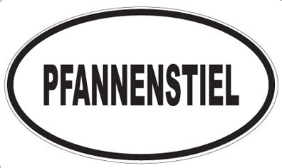 PFANNENSTIEL - Oval Sticker