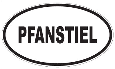 PFANSTIEL - Oval Sticker