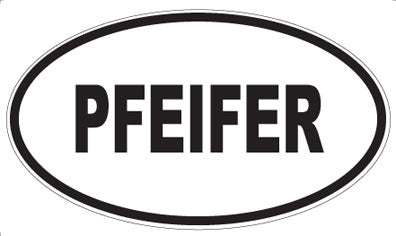 PFEIFER - Oval Sticker
