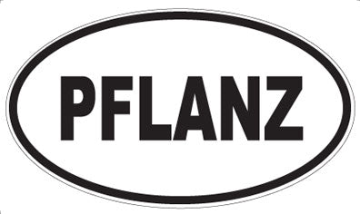 PFLANZ - Oval Magnet