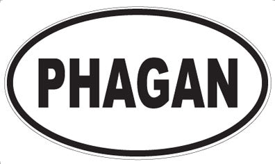 PHAGAN - Oval Sticker