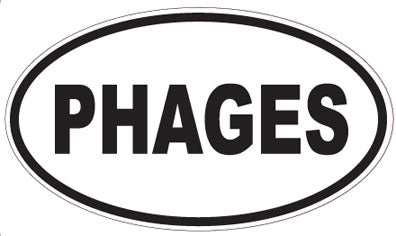 PHAGES - Oval Sticker