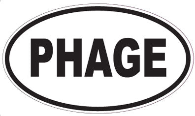 PHAGE - Oval Magnet