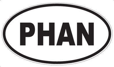 PHAN - Oval Sticker