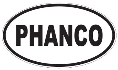 PHANCO - Oval Sticker
