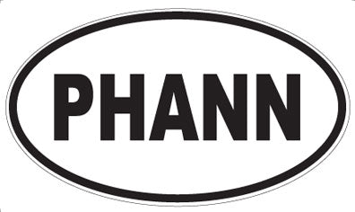 PHANN - Oval Sticker