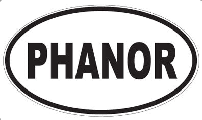 PHANOR - Oval Sticker