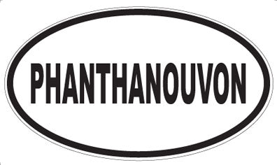 PHANTHANOUVON - Oval Sticker